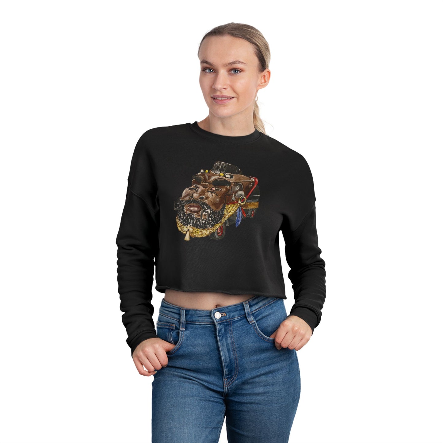 Cropped Sweatshirt — AIN'T GETTIN' IN NO PLANE NOW HOP INSIDE ME